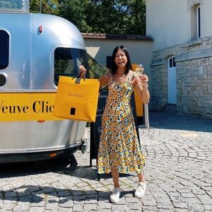 Orange Midi Summer Dress
